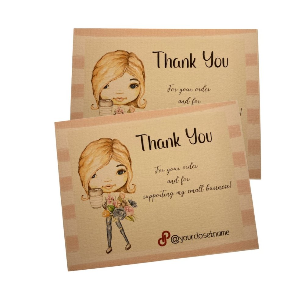 THANK YOU CARDS For  Packaging Insert shipping Supplies